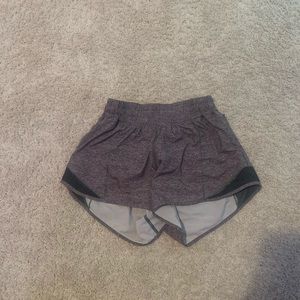 Grey lululemon shorts